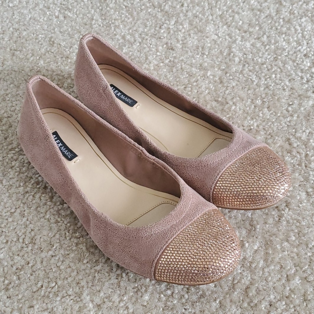 Alex Marie pink ballet flat size 8.5 EUC